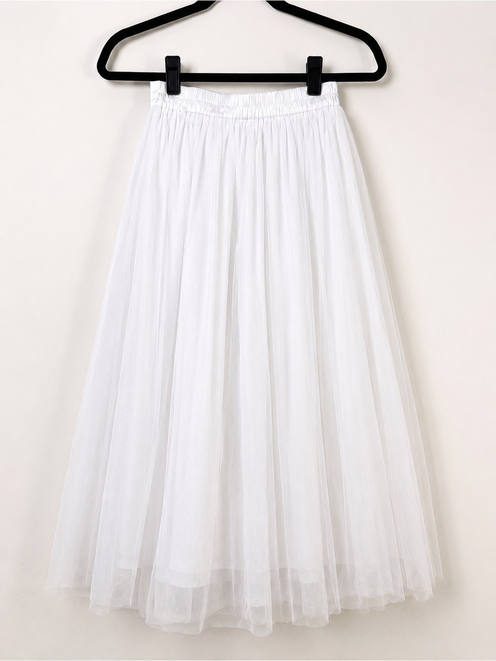 NWT Halara White Mesh Overlay Flowy Midi Tulle Skirt XS Balletcore - Picture 10 of 11